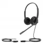 Yealink YHS34 Headset Kabelgebunden Head-band Anrufe/Musik Schwarz