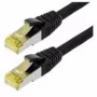 Helos - Patchkabel - RJ-45 (M) - RJ-45 (M) - 0,25 m - SFTP-Kabel (PIMF) - CAT 6a - Schwarz