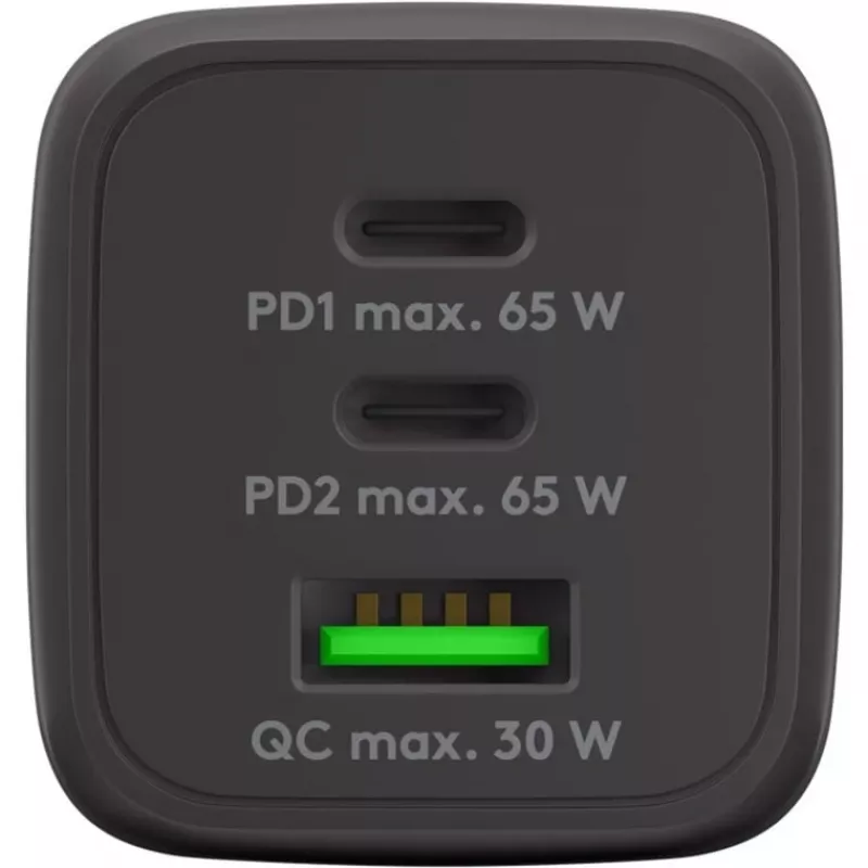 Goobay 64753 Charger for Mobile Devices Headphones - Smartphone - Tablet Schwarz AC Fast Charging Innenbereich (64753)