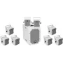 Aktivlautsprecher-System Omnitronic BOB-10A ws mit 8× BOB-4 ws (Modell 20000537)
