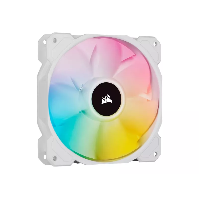 Corsair iCUE SP120 RGB ELITE Performance 120mm Weiß PWM ARGB Gehäuselüfter Dreierpack