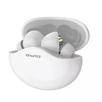 Kopfhörer Awei AWEI T12TWS Bluetooth Sport-Kopfhörer weiß