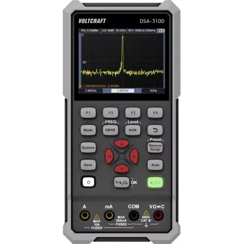 Voltcraft DSA-3100 Hand-Oszilloskop 100 MHz 2-Kanal 500 MSa/s 8 kpts 8 Bit Handheld-Gerät (VC-16968915)