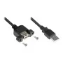 Good Connections USB2.0 Verlängerung A-Einbaubuchse A 0,3m