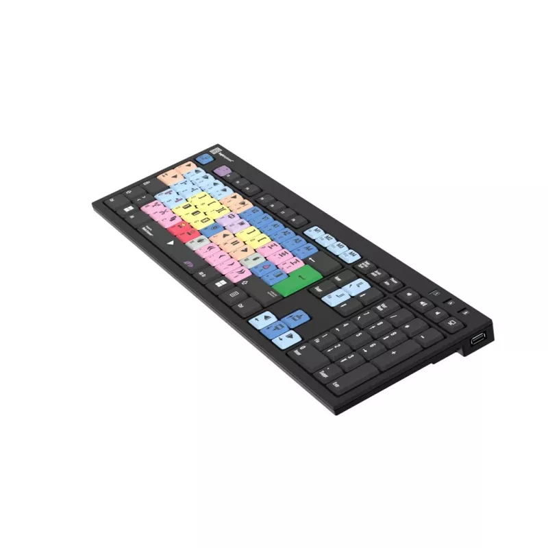 Logickeyboard Avid Media Composer+ LogicLight fr. PC/Schwarz