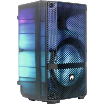 Tragbarer Party-Lautsprecher Omnitronic MSE-8+ mit Batteriebetrieb und LED-Effekten