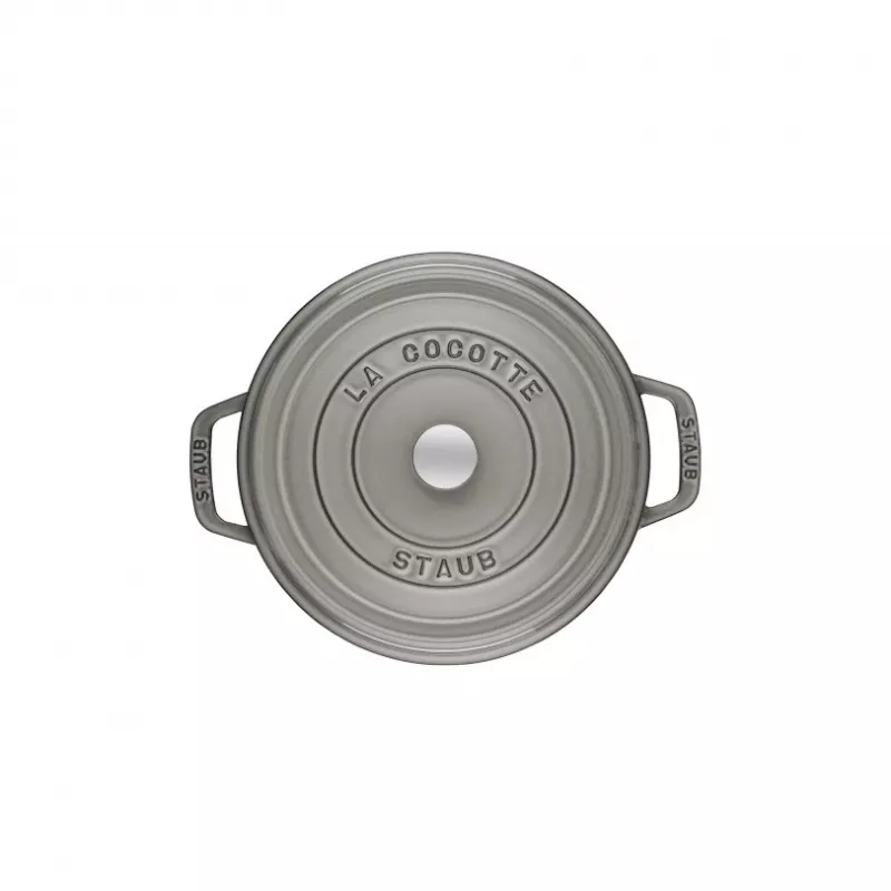 Cocotte Staub 20 cm Grau Gusseisen