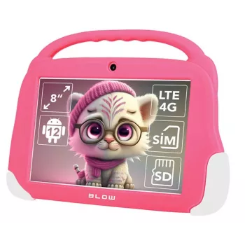 Tablet KidsTAB8 4G BLOW 4/64GB pink + Hülle