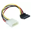 Stromkabel SATA HDD 4-Pin Stecker gewinkelt DeLOCK 60101
