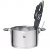 ZWILLING Edelstahl-Topfset SIMPLIFY 5-tlg. – spülmaschinen- & ofenfest, Glasdeckel, geeignet für Keramikkochfelder