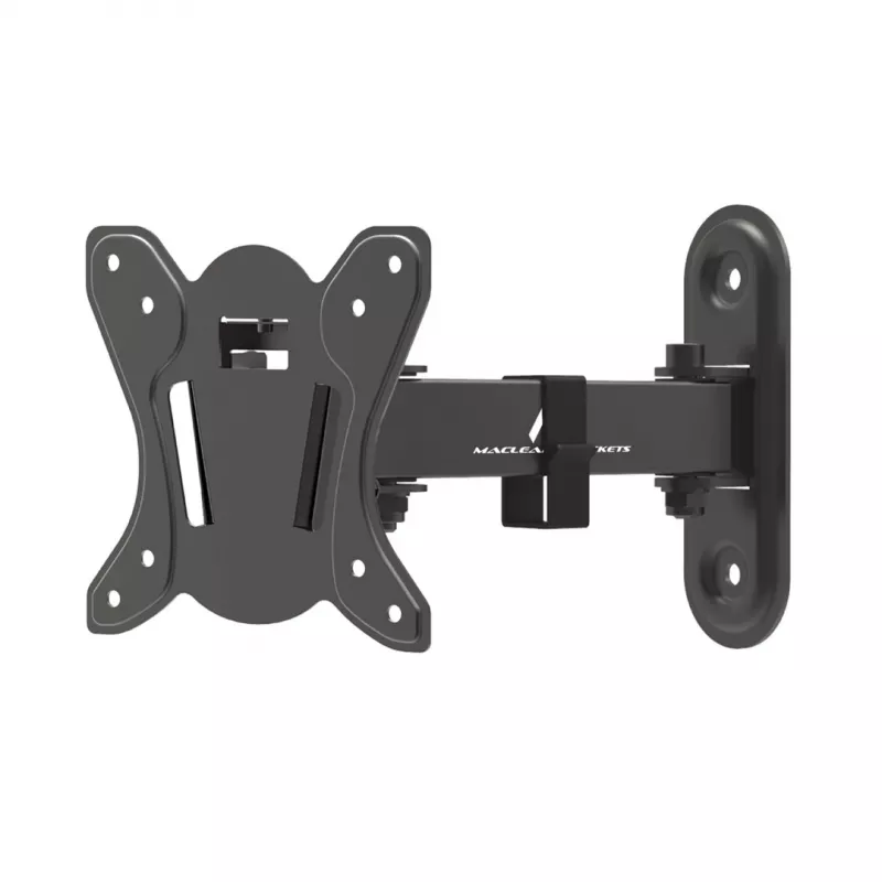 Maclean MC-416 TV Monitor Wandhalterung 13-32 30 kg neigbar schwenkbar max. VESA 100x100 schwarz pulverbeschichtet LED OLED LCD Universal Halterung