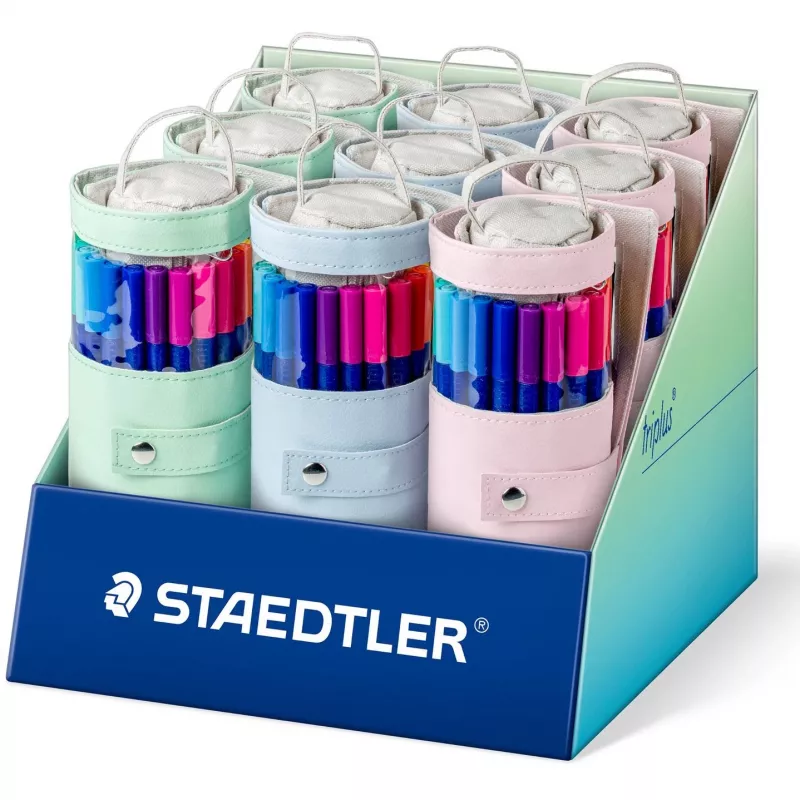 Faserstift Staedtler triplus color 323 — sortierte Faserspitze, 20 Farben, 1 Stück