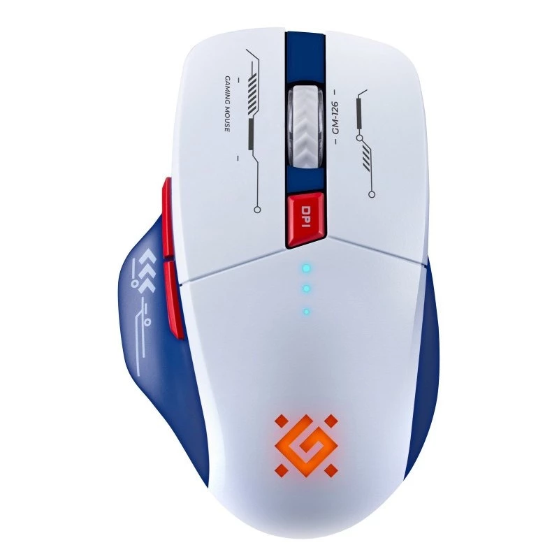 Maus DEFENDER GM-126 TISA RF+BT OPTIC 1600dpi 6P WEISS