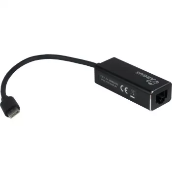 Inter-Tech Argus IT-811 - Netzwerkadapter - USB-C - Gigabit-Ethernet - Schwarz (88885438)