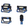 Arbeitsleuchte RealPower 463617 Flutlicht, LED 10 W, 2 Leuchtmittel, Batterie AA, IPX2, schwarz