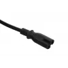 Savio - Netzkabel 2-polig M 3m CL-105 Schwarz - Kabel (CL-105)