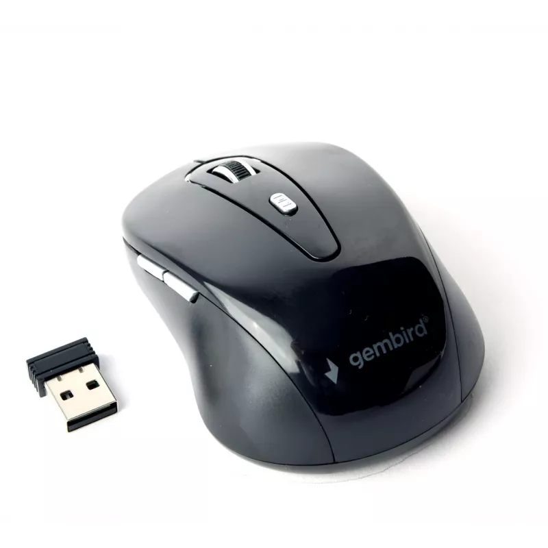 Gembird MUSW-6B-01 Maus Büro Rechtshänder RF Wireless Optisch 1600 DPI