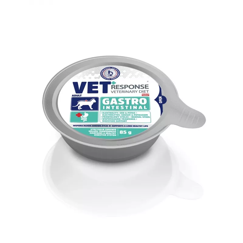 VET RESPONSE Gastrointestinal - Nassfutter für Katzen - 4x85g