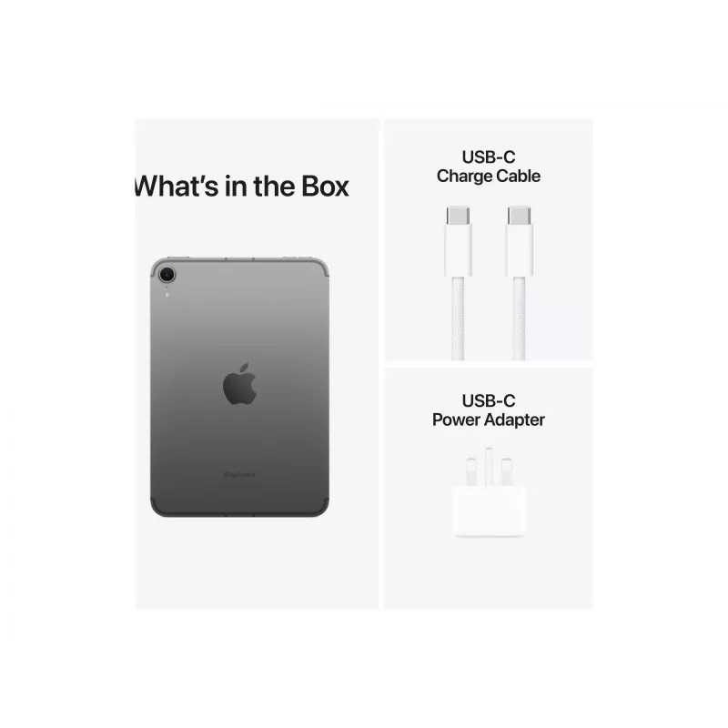 Apple iPad mini 5G TD-LTE & FDD-LTE 256 GB 21,1 cm (8,3) Wi-Fi 6E (802.11ax) iPadOS 18 Grau