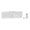 CHERRY Stream Desktop Tastatur Maus enthalten Büro RF Wireless QWERTZ Deutsch Weiß
