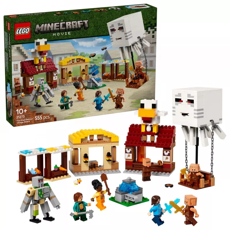 LEGO MINECRAFT 21273 Der Ghast-Ballon-Dorfangriff