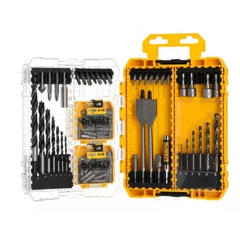 DeWalt Set mit 100 Pozidriv-Schrauben – Befestigungssatz, sortierte Größen für Holz- und Metallanwendungen