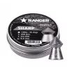 Diabolos RANGER PRORO 5,5 mm, Diabolo-Form, silber, 250 Stück, Aluminium-Spender