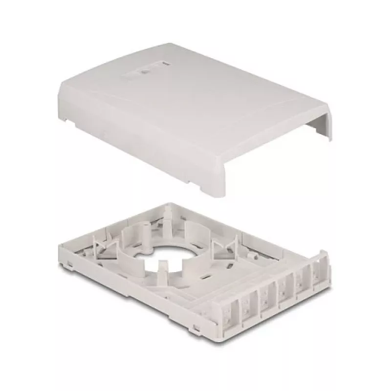 DeLOCK 67054 Keystone-Aufputzdose, 6-Port, weiß