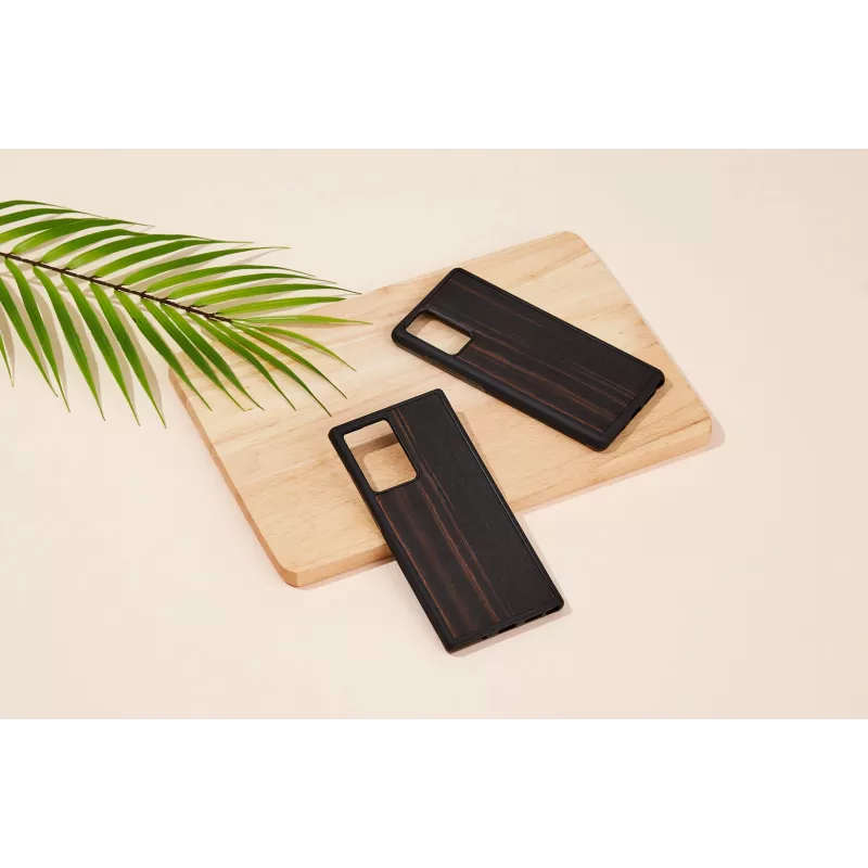 Schutzhülle Man and Wood für Samsung Galaxy Note 20 — Ebenholz Schwarz
