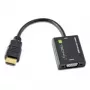 Techly IDATA-HDMI-VGA2 Videokabeladapter VGA (D-Sub) Schwarz