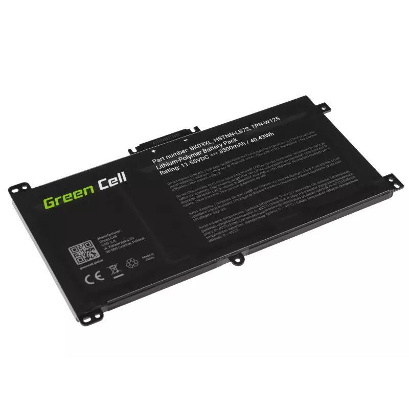 GREEN CELL Akku BK03XL für HP Pavilion x360 14-BA 14-BA015NW 14-BA022NW 14-BA024NW 14-BA102NW 14-BA104NW