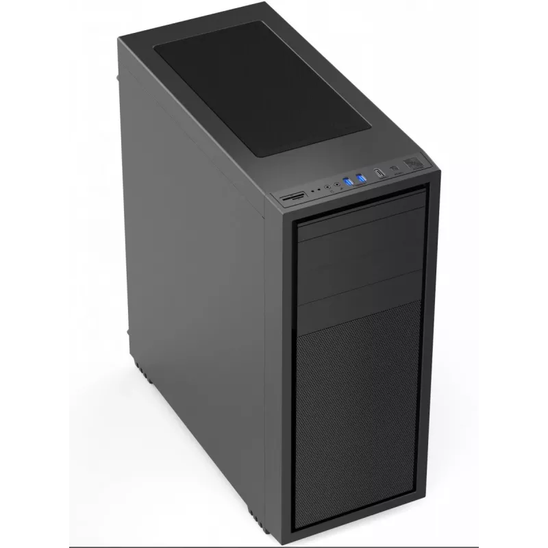 Gembird Fornax K500 ATX Computergehäuse, Midi-Tower, Schwarz