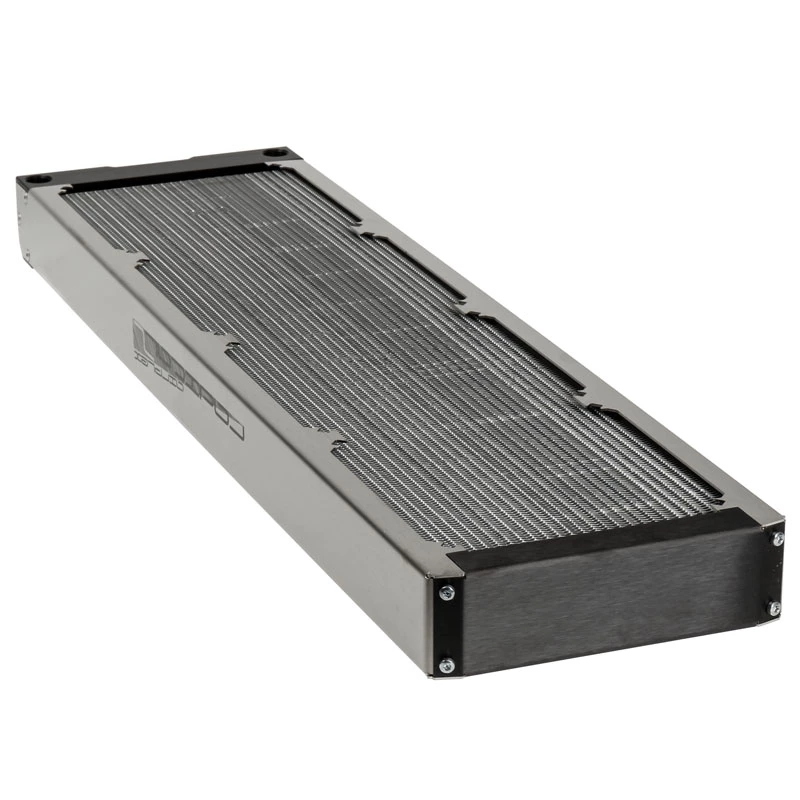 Radiator Aqua-Computer airplex radical 2/480 — Aluminium/Kupfer/Edelstahl, 520×140×40 mm