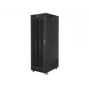 Lanberg FF01-8227-23BL Rack-Schrank 27U Standschrank Schwarz
