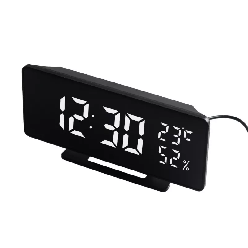Digitaler LED-Wecker GreenBlue GB395 mit Temperaturanzeige
