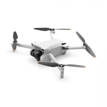Quadcopter DJI Mini 3 Fly More Combo — 4-Rotor-Drohne, 12-MP-4K-Kamera, 10.000 m Reichweite, 10,55 m/s Höchstgeschwindigkeit, 2453 mAh Akku, 0,248 kg, grau
