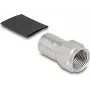 F-Crimp-Stecker DELOCK 91779 für RG-6-Kabel mit Schrumpfschlauch