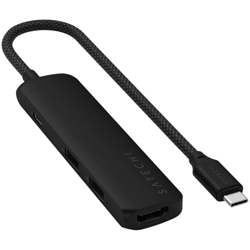 Satechi ST-P4SK Interface Hub USB Type-C 10000 Mbit/s Schwarz