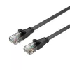 Unitek Ethernet-Kabel Cat6 UTP RJ45 5 m, schwarz, Massivleiter, 250 MHz, vergoldete Kontakte