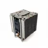 Luftkühler Dynatron A49 Prozessorkühlsystem Schwarz Silber 800–1800 U/min