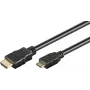 Goobay HDMI-Kabel 1,5m Typ A auf Typ C 18 Gbit/s Schwarz