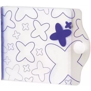 Hama „SD“ Speicherkarten-Etui, blaue Speicherkartenhülle für 8 Karten Polypropylen (PP) Blau, Transparent