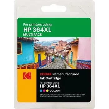 Tintenpatronen-Set Kodak 185H036450 für HP DeskJet 3070A — 3x CMY-Patronen mit hoher Kapazität, 3×11,5 ml, ~3×750 Seiten