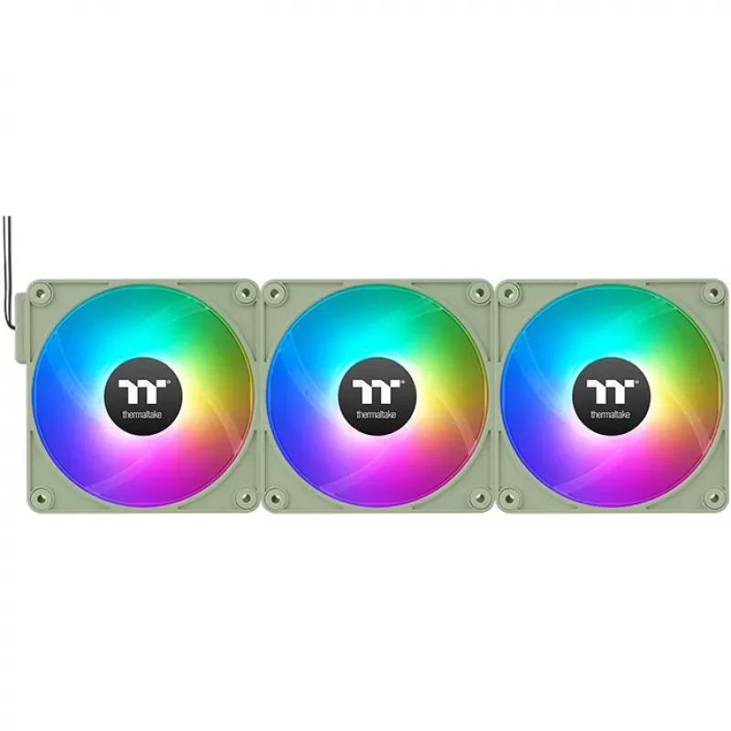 Thermaltake CT140 EX Reverse ARGB 140mm Lüfter 3er-Pack - Matcha-Grün