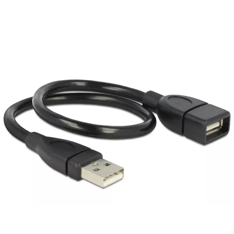 USB-Kabel DeLOCK 35cm USB 2.0 83498 Schwarz