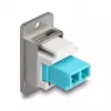 DeLOCK Keystone-Modul 90888 Flach Aqua Silber Weiß LC