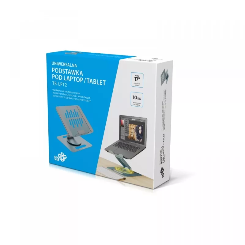 Laptop-/Tablet-Ständer TB TB-LPT2 für Geräte bis 15 Zoll, Tragfähigkeit 10 kg