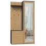 Dielenschrank Top e shop GARD DUO ANT/ART KPL — 2 Drehtüren, Spanplatte, 1000×350×1800 mm
