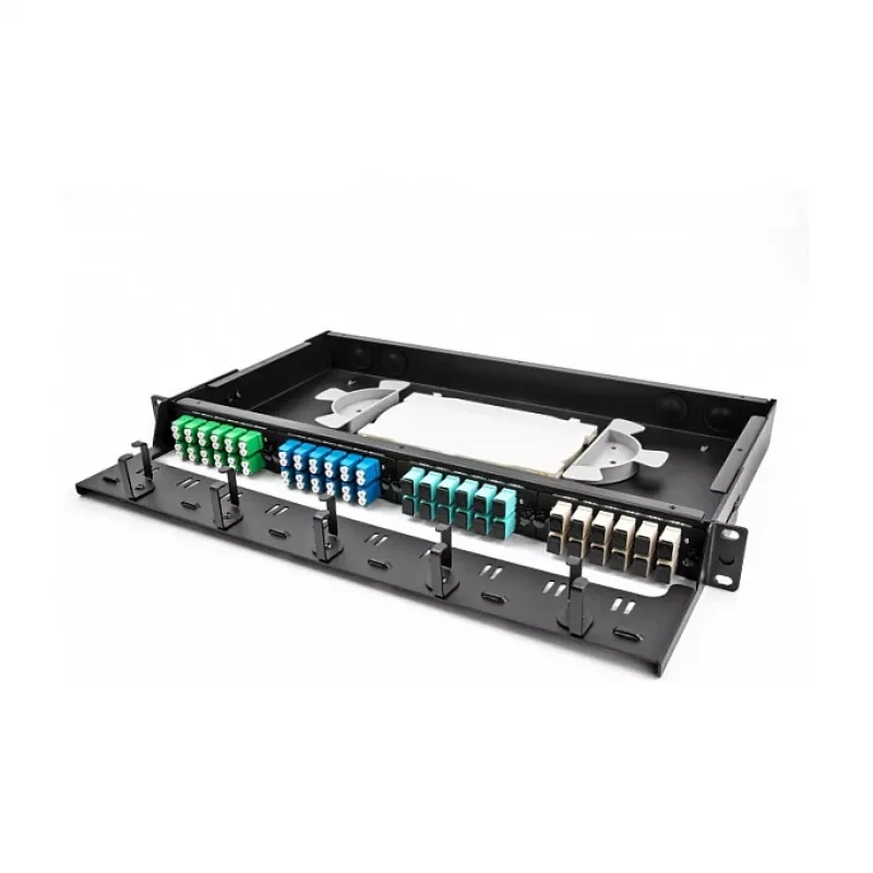 DeLOCK Fiber Optic Splice Cassette 24 fibers weiß Grau Weiß Kunststoff 179x100x9mm