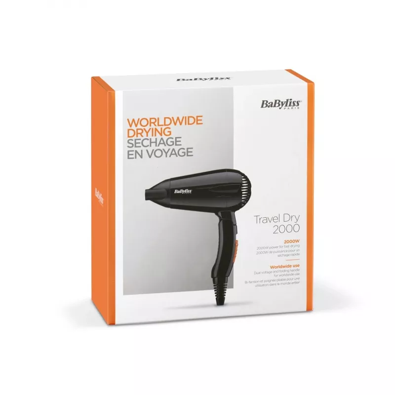 BaByliss Travel Dry 2000 5344E Reise-Haartrockner